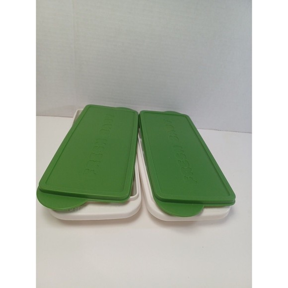 2 Baby food tray Fresh FOOD Breast milk Storage FREEZER TRAY GREEN Made in USA - Picture 4 of 7